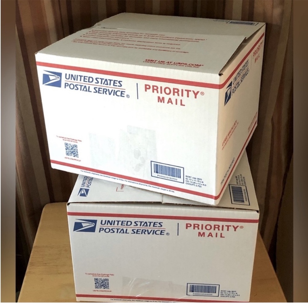 USPS Priority Mail Shipping Boxes